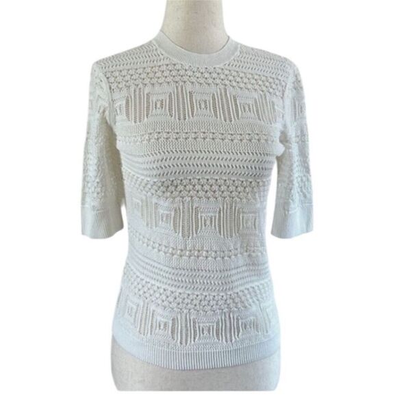 FRAME Open Stitch 70s Sweater Off White Size
XS MSRP $295 - Picture 9 of 10